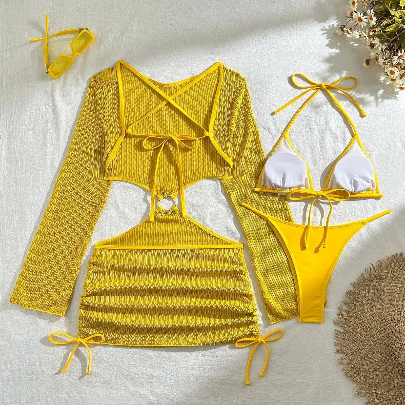 Juli Atelier Malaya Women's 3-Piece Swimsuit Set
